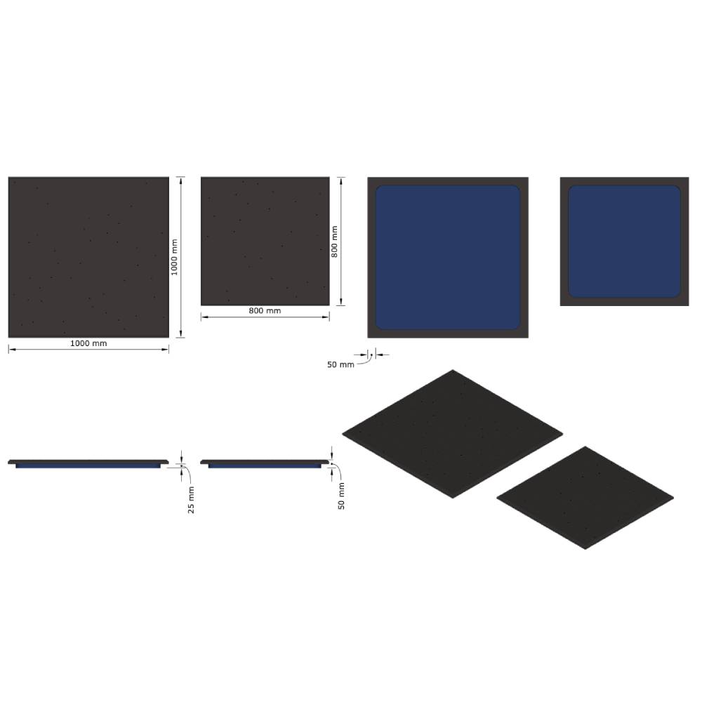 Manhattan AmbientStarlight™ Ceiling Tile 1.0sqm KIT Gen II