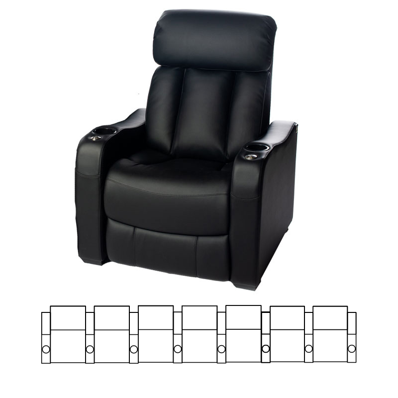 CFG760-MF Brooklyn Pro Microfiber Leather Dual Motor