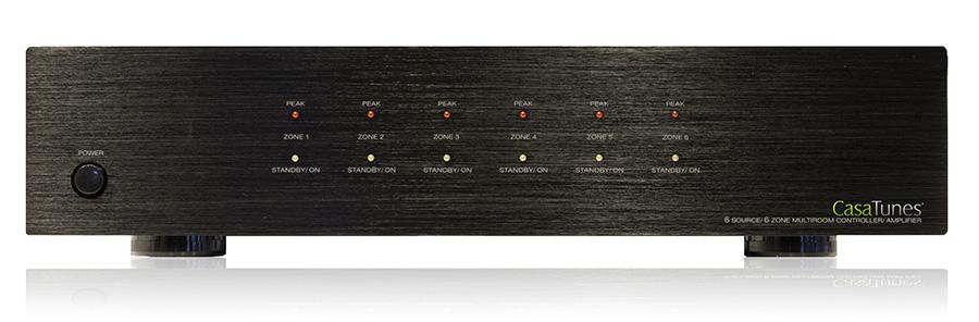 CT-6X6 Amplifier Twelve Channel Matrix Amplifier Conservative 50 Watts RMS Per Zone Bridgeable Output Pairs! Daisy Chain Up To 6 (36 Rooms) Bridgeable Output Pairs!