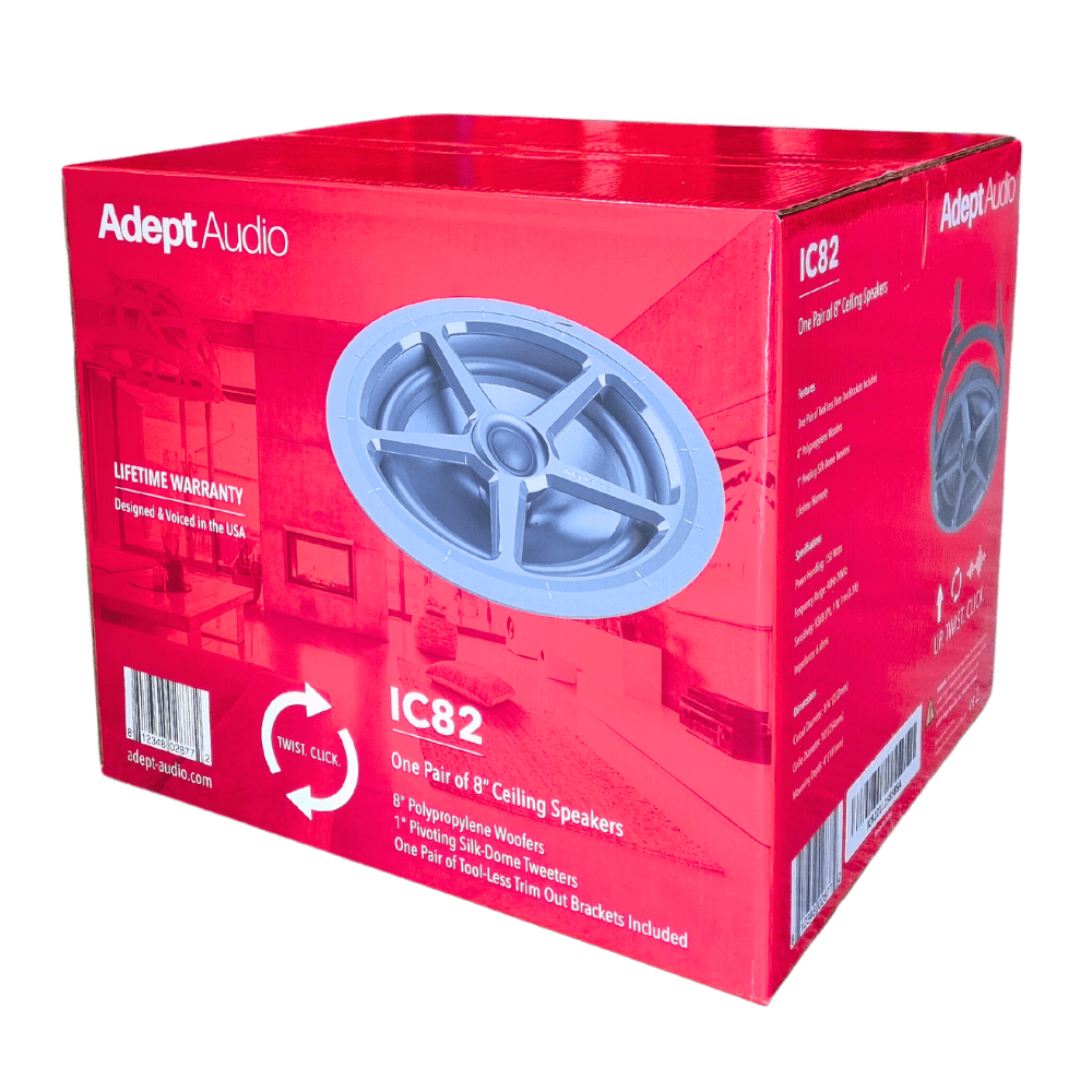 Adept IC82 8" 2 Way InCeiling Speaker