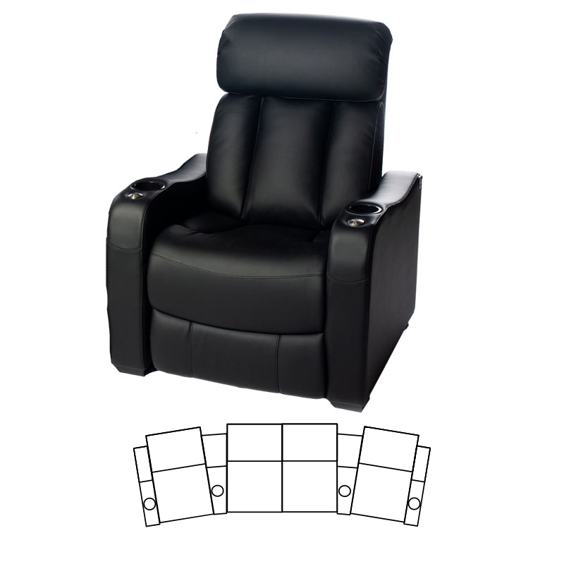 CFG421-MF Brooklyn Pro Microfiber Leather Dual Motor