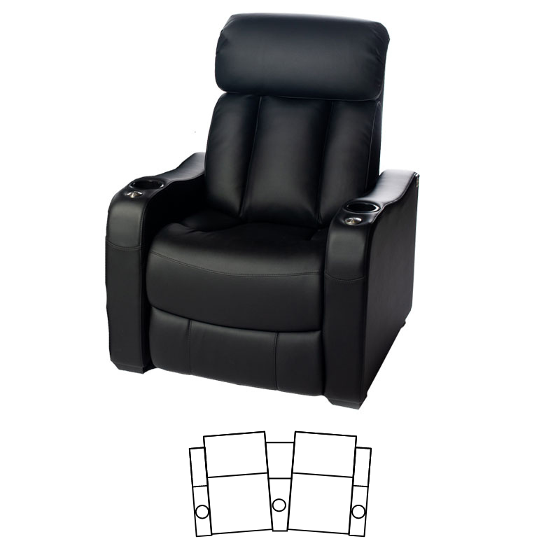 CFG211-MF Brooklyn Pro Microfiber Leather Dual Motor