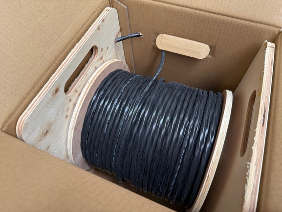 Oceanic 4 Core Speaker Cable 14 AWG - Black