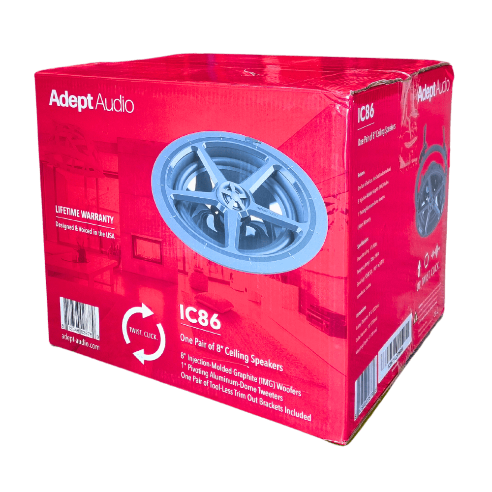 Adept IC86 8" 2 Way InCeiling Speaker