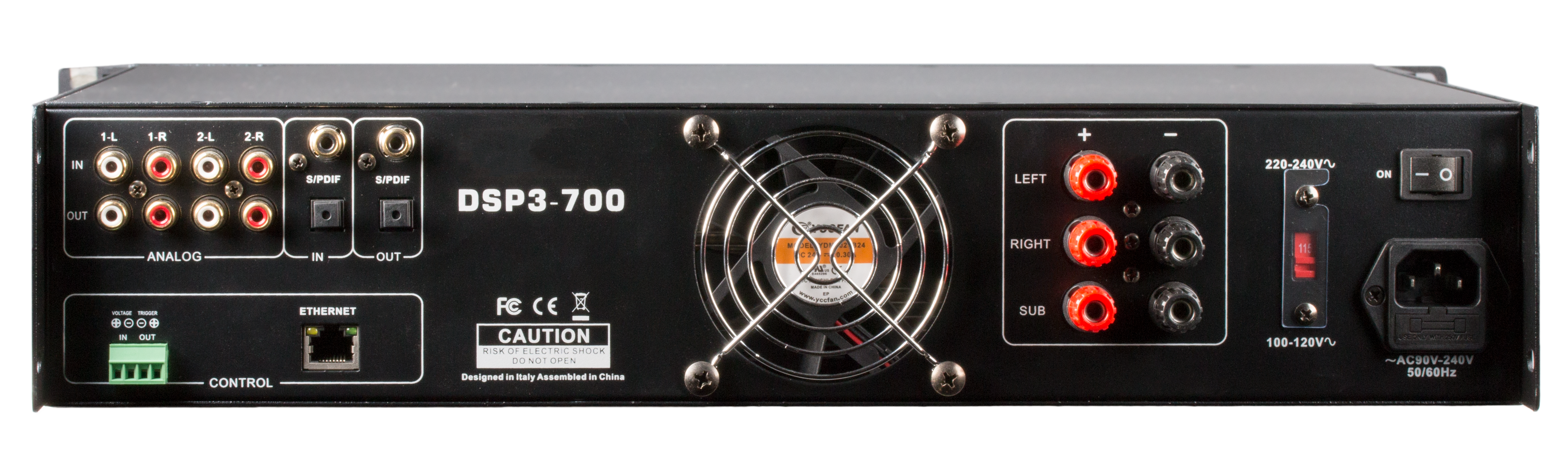 Origin DSP3-700 3 x 500w @ 8 Ohm, 700w @ 70v/4 Ohm – Oceanic