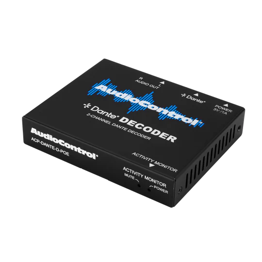 AudioControl 2-Channel Analog Audio Output DANTE Decoder