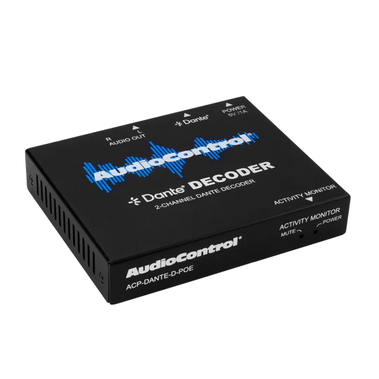 AudioControl 2-Channel Analog Audio Output DANTE Decoder