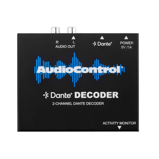 AudioControl 2-Channel Analog Audio Output DANTE Decoder