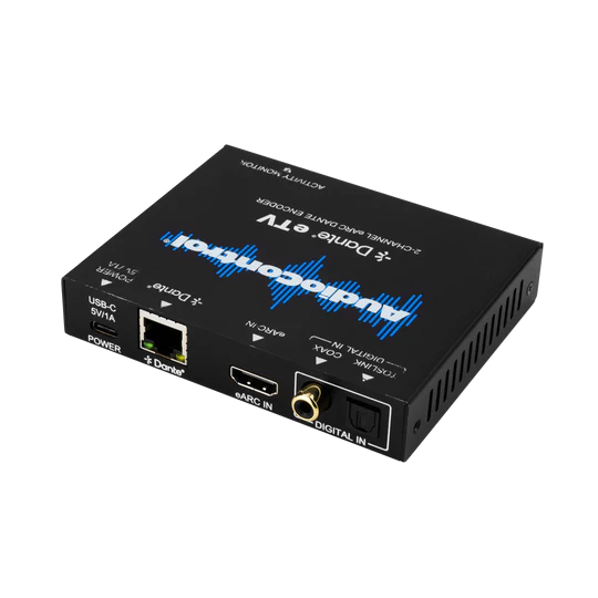 AudioControl 2-Channel Analog Audio Input eARC DANTE Encoder
