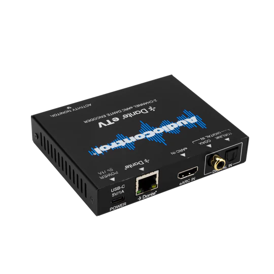 AudioControl 2-Channel Analog Audio Input eARC DANTE Encoder