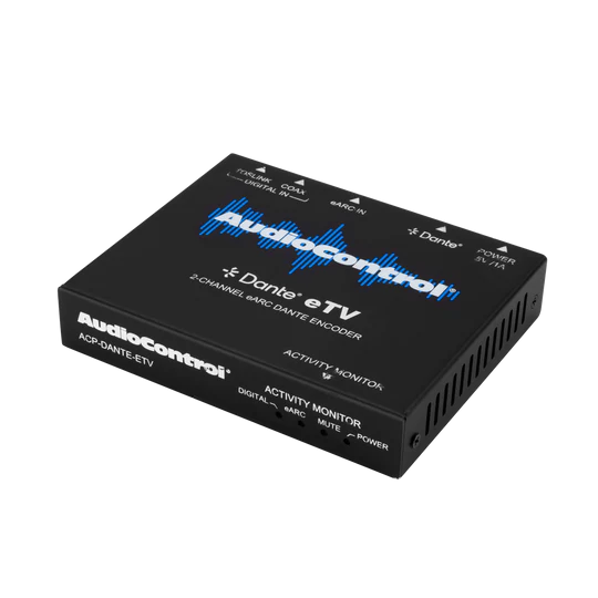 AudioControl 2-Channel Analog Audio Input eARC DANTE Encoder