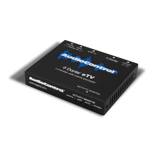 AudioControl 2-Channel Analog Audio Input eARC DANTE Encoder