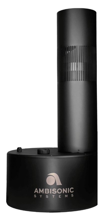 Ambisonic 10" Bollard Round Black Speaker