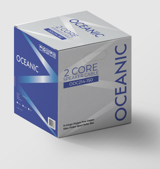 Oceanic 2 Core Speaker Cable, 14 AWG - Purple