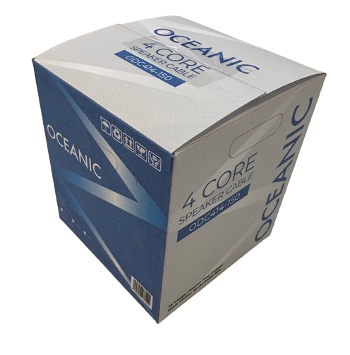 Oceanic 4 Core Speaker Cable 14 AWG - Black