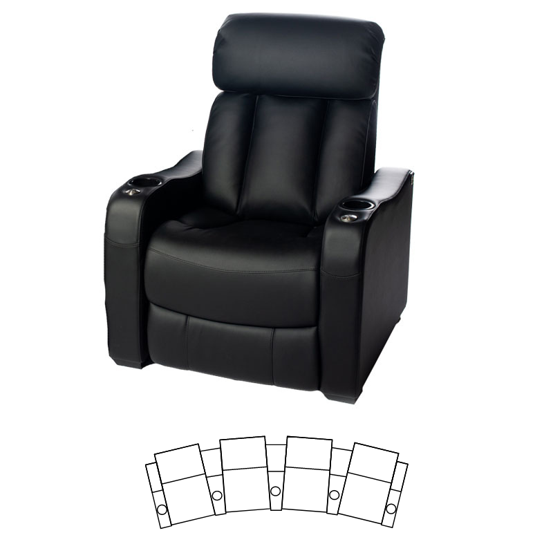 CFG431-MF Brooklyn Pro Microfiber Leather Dual Motor
