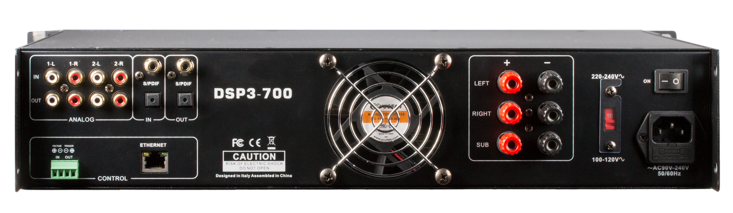 Origin DSP3-700 3 x 500w @ 8 Ohm, 700w @ 70v/4 Ohm