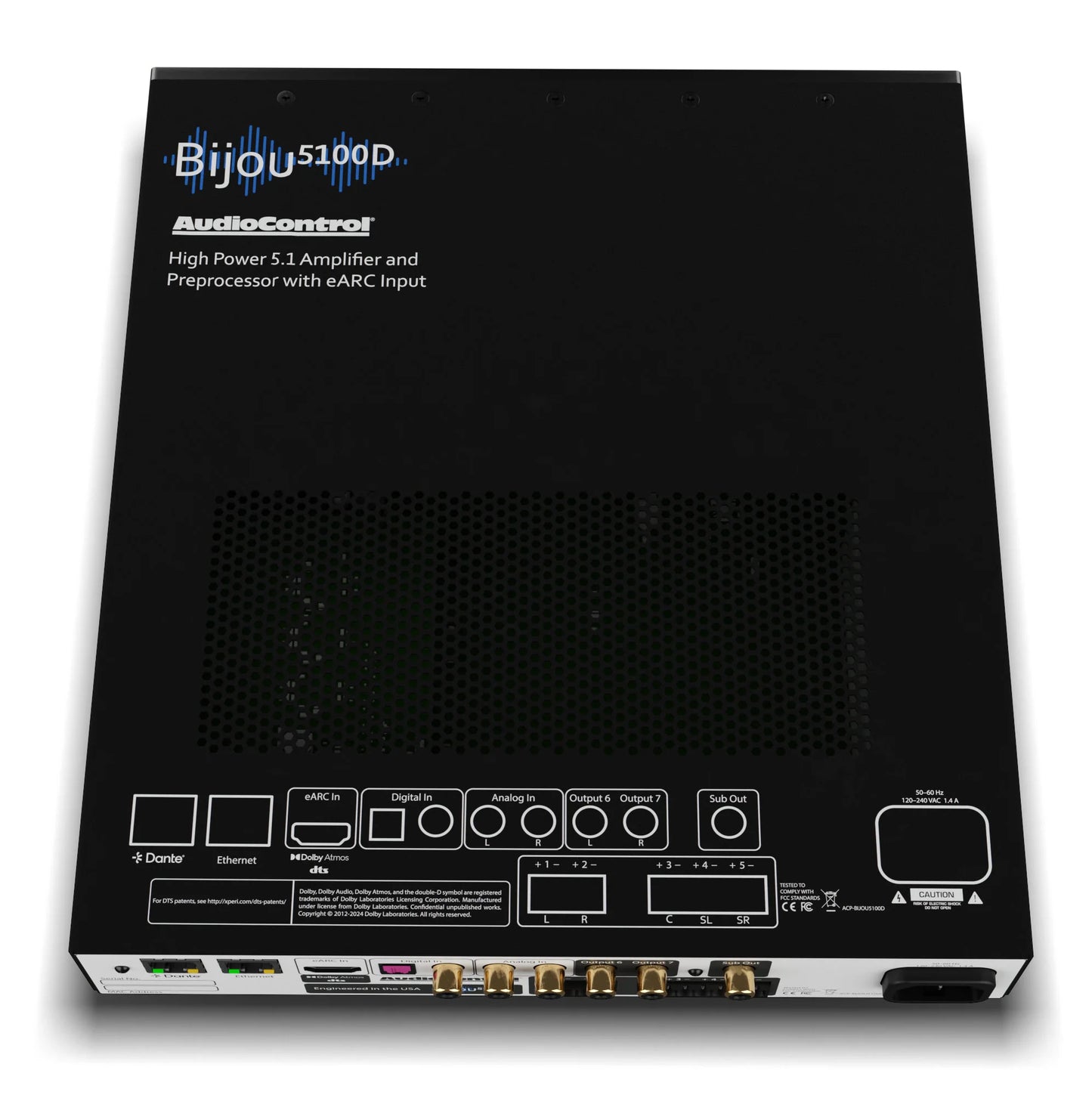 AudioControl Bijou 5.1 Channel Compact Receiver with DANTE