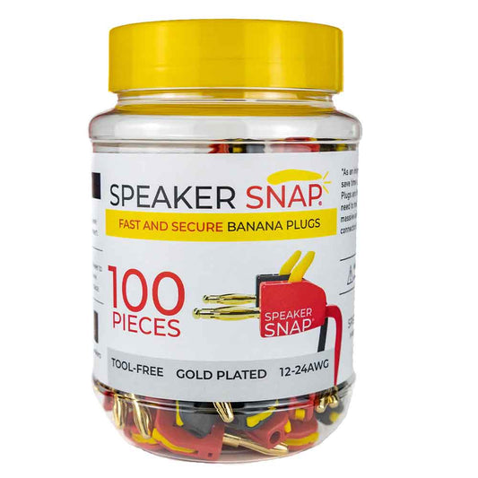 Speaker Snap Banana Plug 100 Pack