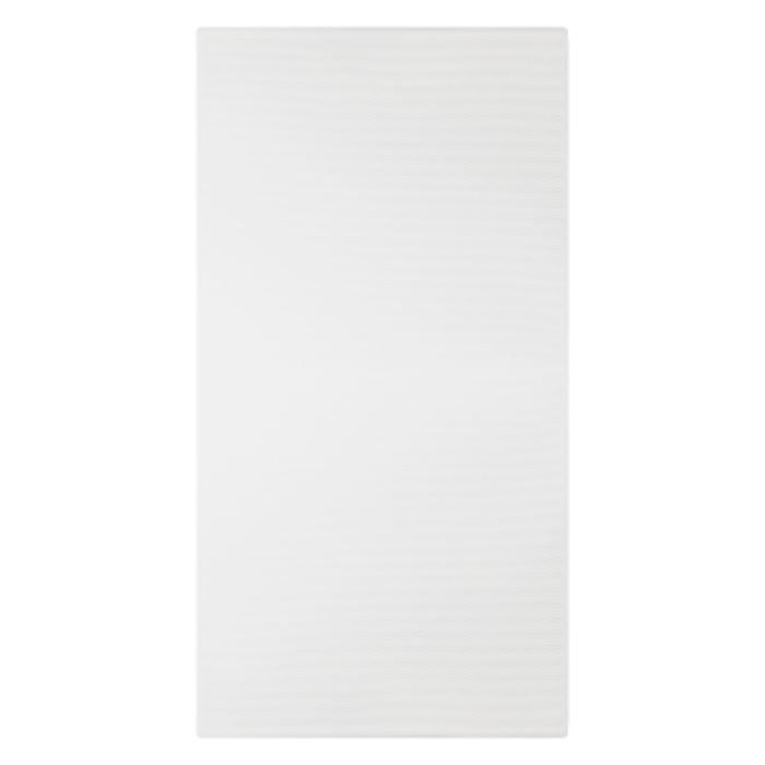 GR60LCR Rectangular White Grille For 6" LCR Models