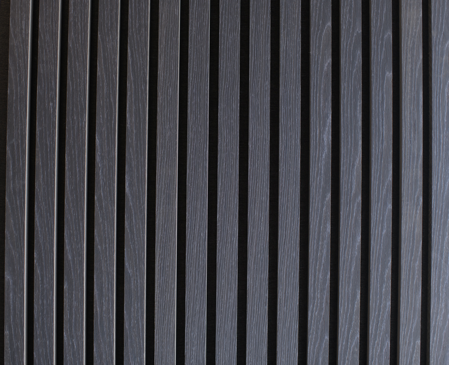 Manhattan AcoustaStyle™ Slat Diffuser Wall Panel - Black Oak Veneer