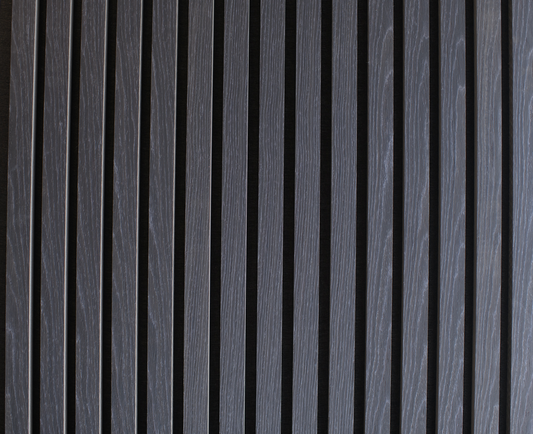 Manhattan AcoustaStyle™ Slat Diffuser Wall Panel - Black Oak Veneer