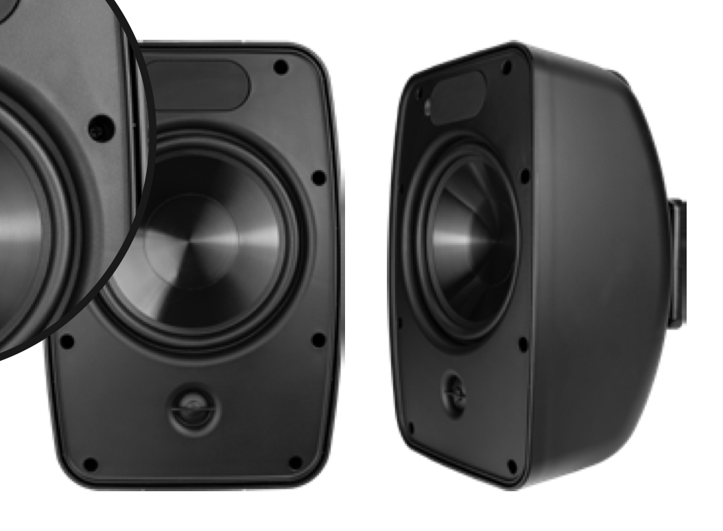 Origin OS80B BLACK 2 Way Outdoor Surface Speaker