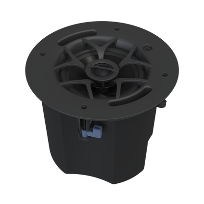 Origin PC60 2 Way 70/100v Line InCeiling Speaker Black Grills