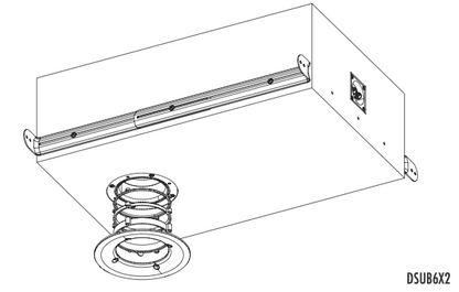 Origin DSUB6X2 InCeiling Subwoofer Box