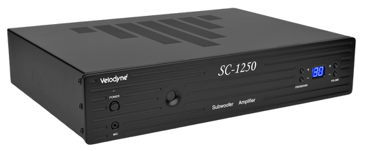 SC 1250 Amp Subwoofer Amplifier  1,250 Watts RMS (3,000 Dynamic)  2 RU   Easily Configured For Up To Two Subwoofers