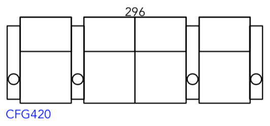 CFG420- Brooklyn Pro Standard Leather Dual Motor-Custom