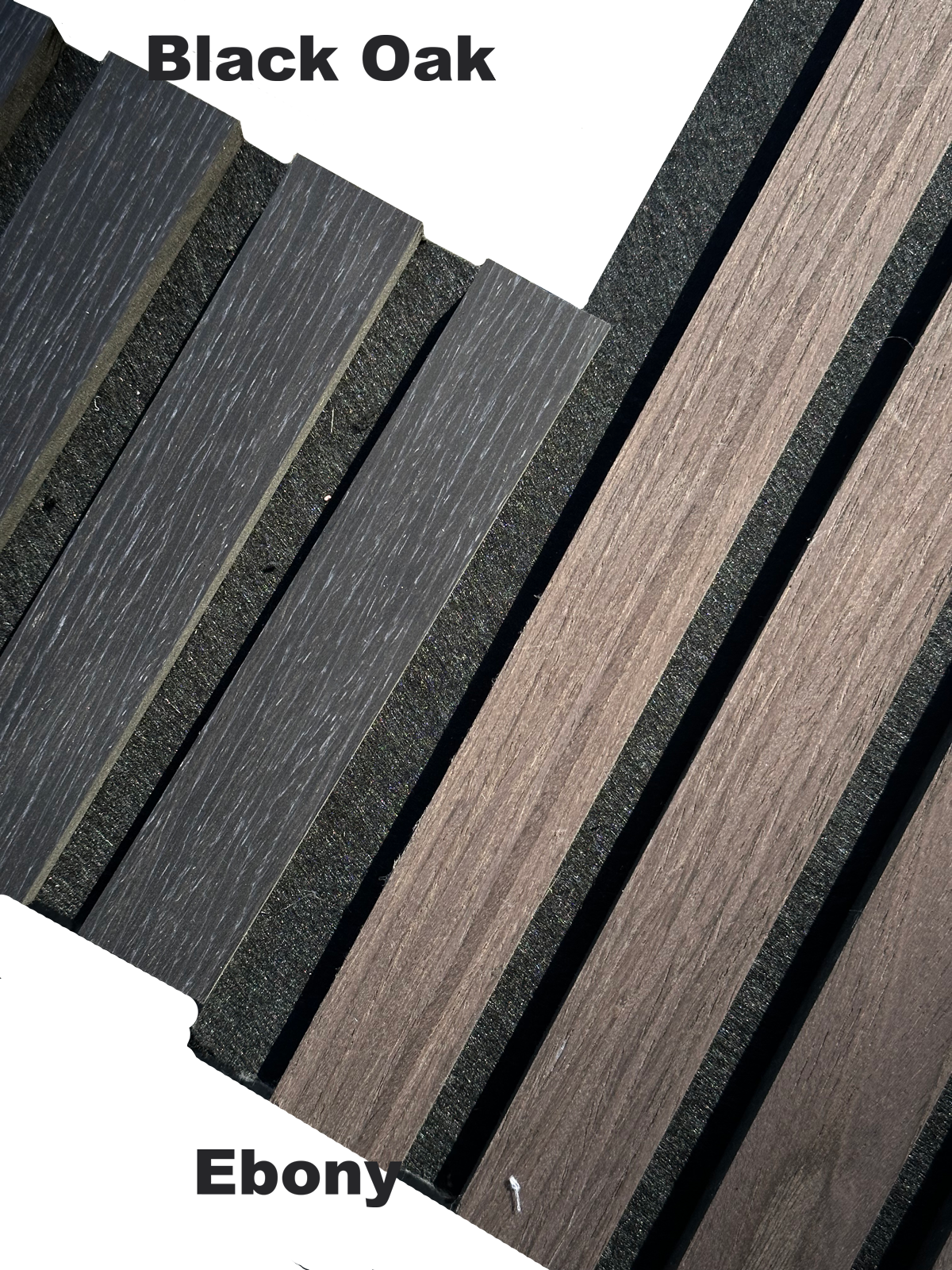 Manhattan AcoustaStyle™ Slat Diffuser Wall Panel - Indonesian Ebony Veneer