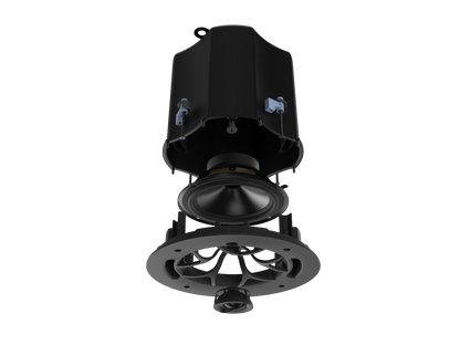 Origin PC60 2 Way 70/100v Line InCeiling Speaker Black Grills