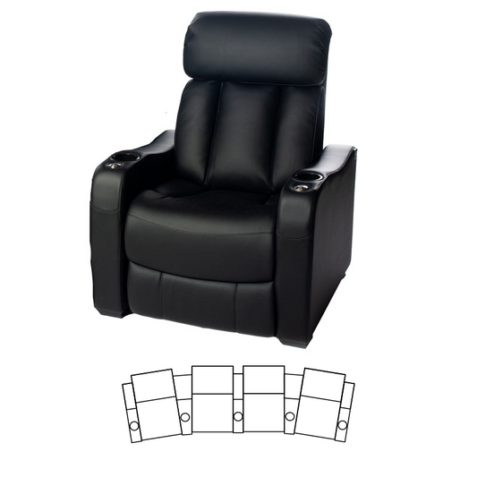 CFG432-MF Brooklyn Pro Microfiber Leather Dual Motor