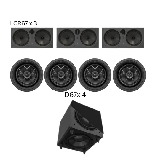 Origin LCR67-7.1 Kit With D67 - Surround Packs
