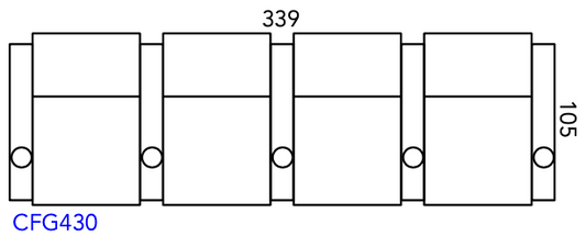 CFG430-SL New Yorker Pro Luxe Series Leather Custom