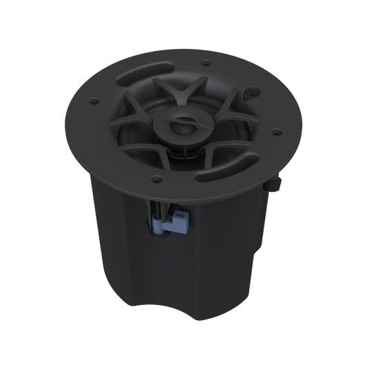 Origin PC50 2 Way 70/100v Line InCeiling Speaker Black/ White Round Grills
