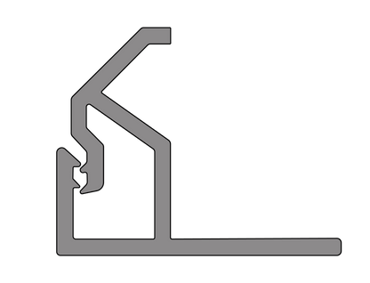 SS25-BE SoundScapes™ Bevel Edge 25mm Fabric Gripping Wall Panel Frame  3M length