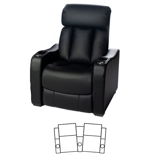 CFG211-MF Brooklyn Pro Microfiber Leather Dual Motor