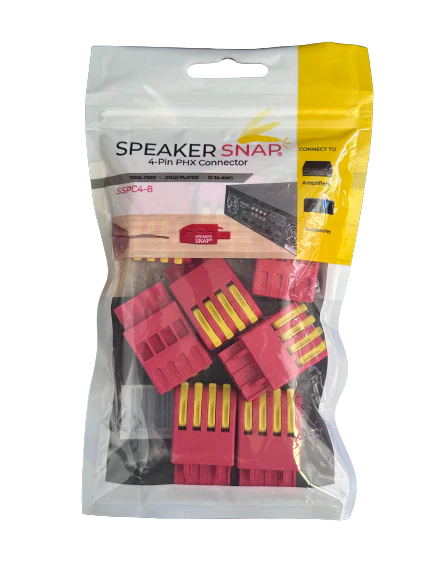 Speaker Snap Phoenix Connector 8 Pack