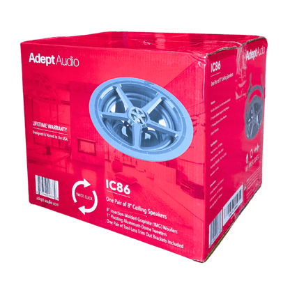 Adept IC86 8" 2 Way InCeiling Speaker