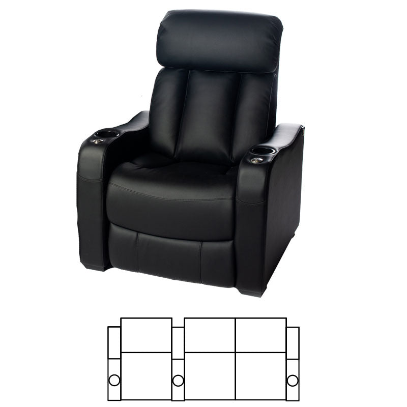 CFG317-MF Brooklyn Pro Microfiber Leather Dual Motor