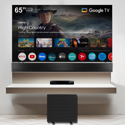 Origin Soundbar + Slim Sub + AudioControl Bijou