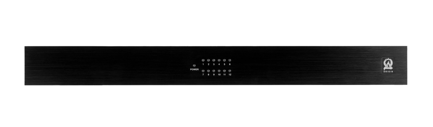 Origin Amp 12 Channel Class D Power Amplifier