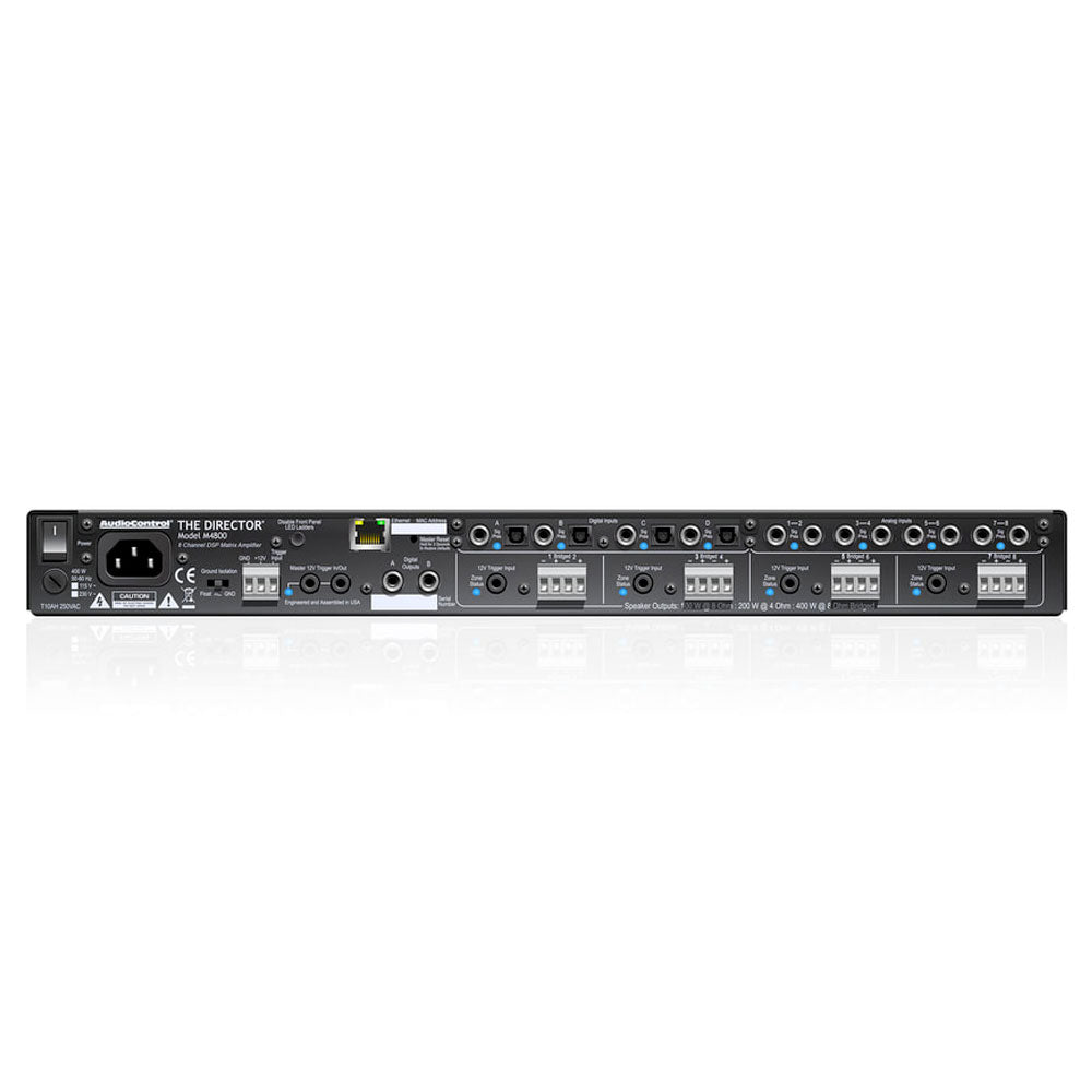 AudioControl M4800 8CH Network Matrix DSP Power Amplifier