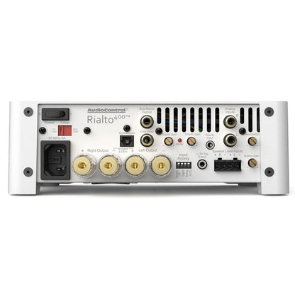 AudioControl Rialto 400 2.1CH Compact Amp with DAC (White)