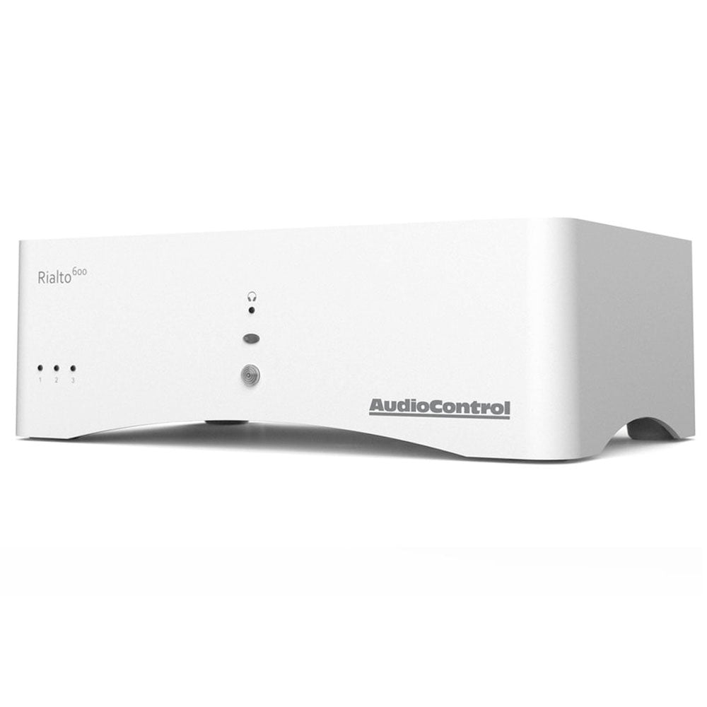 AudioControl Rialto 600 2.1CH Compact Amp with DAC (White)