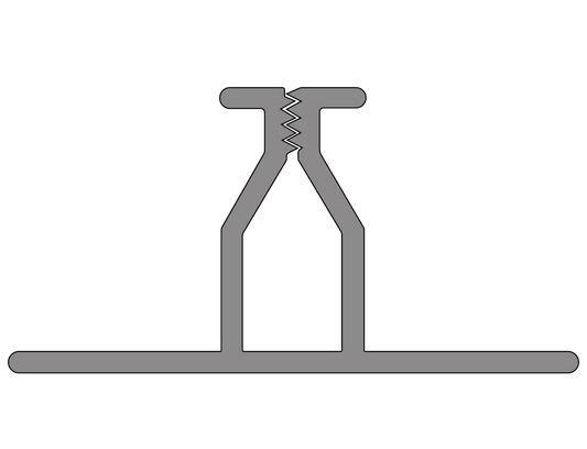 SS25-SJ SoundScapes™ Square Join 25mm Fabric Gripping Wall Panel Frame  3M length