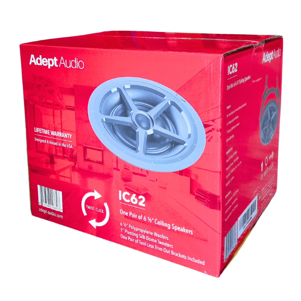 Adept IC62 6" 2 Way InCeiling Speaker