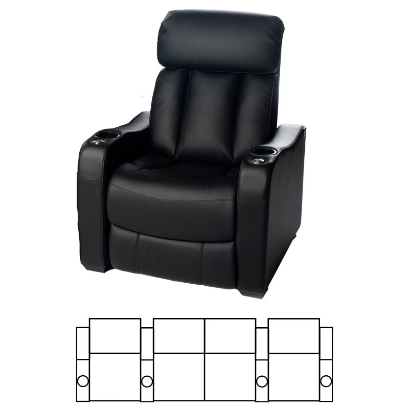 CFG420-MF Brooklyn Pro Microfiber Leather Dual Motor